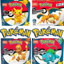Image of Mega Construx Pokémon Charmander Bulbasaur Pikachu Charizard Choose Your Set!