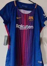 Image of Barcelona 2017/18 Home Top Ladies L BNWT
