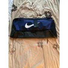 Image of Nike Brasilia Training Duffle Bag Medium 60L Midnight Navy Gym Sports Travel