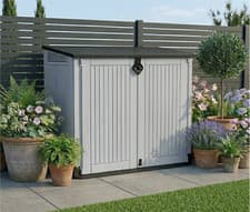 Image of Large Keter MIDI Store 4x5 FT Garden 880L Storage Box Shed Outside Bike Bin Tool