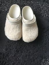 Image of Crocs rare Clog Bone Beige fur Mens 12