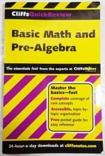 Image of Cliffsquickreview Basic Math and Pre-Algebra