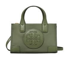 Image of Tory Burch Mini Ella Nylon Tote Crossbody ~NWT~ Palm Leaf