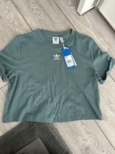 Image of Adidas Cropped T-shirt Size 14