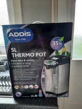 Image of ADDIS Thermo Pot Instant Hot Water Dispenser 5L - Stainless Steel - Kettle