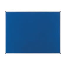 Image of Nobo Blue Felt 900 x 600mm Classic Blue Felt Noticeboard Aluminium trim +Free24h