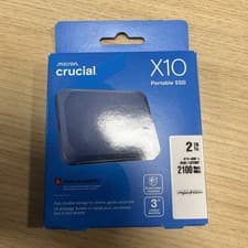 Image of Crucial X10 Portable SSD 2TB up to 2100MB/s Read Speed. BLUE