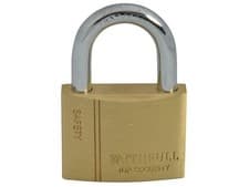 Image of Faithfull Brass Padlock 50Mm 3 Keys FAIPLB50