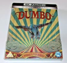 Image of Dumbo (4K Ultra HD Blu-ray, 2019) UK Exclusive Edition Steelbook New/Sealed