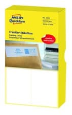 Image of Avery Zweckform Franking Labels 163x43 mm 500 Labels White 50 Labels