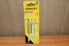 Image of Stanley STA21063 T101D HCS Wood Jigsaw Blades Clean Cut 3 pack