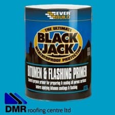 Image of Everbuild - Black Jack Bitumen & Flashing Primer 1 ltr