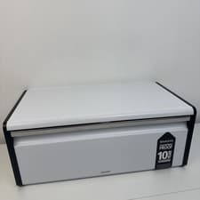 Image of Brabantia Fall Front Bread Bin - white new unused quality l@@k!!