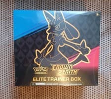 Image of Pokémon TCG Crown Zenith Elite Trainer Box ETB New Sealed - DAMAGED Shrink