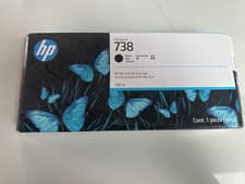 Image of HP 738 300-ml Black DesignJet Ink Cartridge