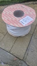 Image of BRAND NEW, Twin and Earth Cable, 2.5mm², LSNH, White, H6242B Range (100m Drum)