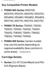 Image of 37 New Canon Pixma Ink Cartridges CLI-571 Multi-coloured New Sealed
