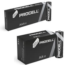 Image of Duracell Procell AA AAA Batteries LR6 MN1500 1.5V Now Industrial Longest Expiry