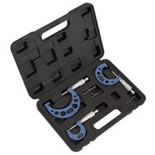 Image of Sealey Micrometer Set 3pc Metric AK9651M
