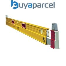 Image of Stabila 17708 106T-183 Extendable Spirit Level 3 Vial 183-315cm STB106T183