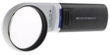 Image of Eschenbach Illuminated Illuminated Magnifying Glass, 3 x Magnification, 60mm dia