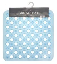 Image of Bubble Shower Mat - Non Slip PVC Design. Square 43 x 43 cm.