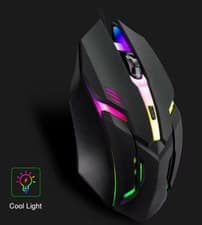 Image of 2025 Ergonomic RGB Gaming Mouse – Precision 1600DPI USB Wired Pro Gamer Tool