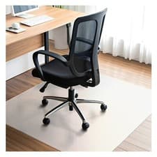Image of Hometex Premium Polycarbonate Chair Mat for Hard Floors - Durable, Clear, Office