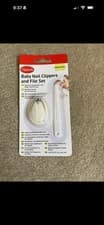 Image of Clippasafe Baby Nail Clippers and File Set for Bath Time Grooming