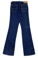 Image of Vintage 70s Lee Westener Boot Cut Jeans Dark Wash Denim Mens 33x36 -New