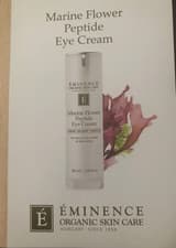 Image of 6 Eminence MARINE Flower PEPTIDE EYE CREAM Card Samples 2ml/.07oz ea +🎁
