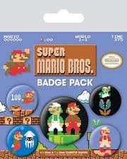 Image of Super Mario Bros Badge Pack