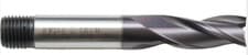 Image of SwissTech 8mm 3FL Slot Drill Cobalt HSS TiAlN Threaded Shank 5pcs