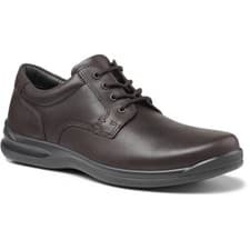 Image of Mens Hotter lace-up Dual Fit Shoe Burton Brown RRP £95