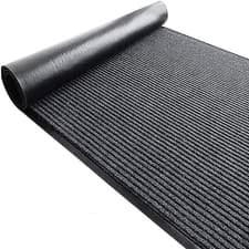Image of TANYOYO Commercial Door Mat 3x10ft Heavy Duty Entrance Floor Runner Grey Indoor