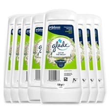Image of 8x Glade Solid Gel Lily Of The Valley Air Freshener 150g