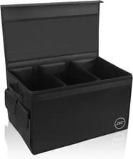 Image of Car Boot Multi Compartments Organiser Trunk Collapsible Waterproof , with Lid