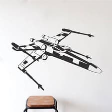 Image of X Wing Star Wars Wall Decals, Star Wars Wall Vinyl, Rebellion Wall Stickers, g72