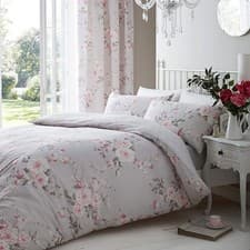 Image of Catherine Lansfield Canterbury Easy Care Duvet Cover Set
