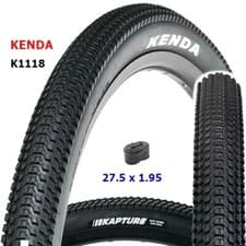 Image of KENDA K1118 KAPTURE Bike Tyre, size 27.5 x 1.95, ETRTO 50-584 + INNER TUBE AV