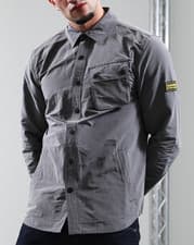 Image of BARBOUR International Mens Grey Control Overshirt Size Medium BNWT REF C1697