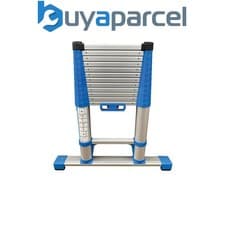 Image of Zarges 40401 Compactstep L Telescopic Ladder & Stabiliser Bar 3.8m ZAR40401