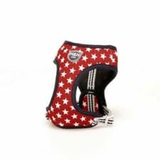 Image of Hugo & Hudson Premium Large Size Red Star Dog Puppy Harness