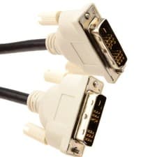 Image of DVI PC/Laptop Monitor Display Video Cable Male Plugs Shielded with Ferrites 1.8m
