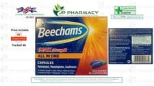 Image of Beechams MAX Strength ALL IN ONE (16) - Cold & Flu, Aches/Pains, Chills & Fever