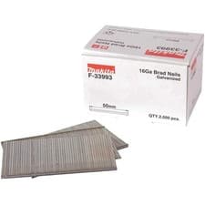Image of Makita Straight 16 Gauge Finishing Brad Nails 50mm Pack of 2000