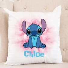 Image of Lilo and Stitch Personalised Boys girls Cushion Cover Gift Birthday Christmas #3