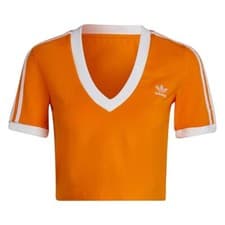 Image of Women's Adidas Originals Adicolor Classics Crop Top - Orange - BNWT - Size 12