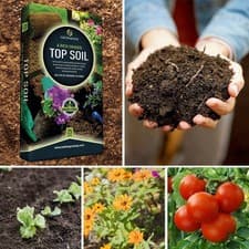 Image of Growmoor Top Soil 25L Bag Rich Graded Gardening Soil Garden Bed Lawn Planting