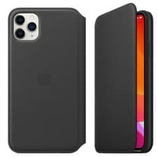 Image of Apple Leather iPhone 11 Pro Max Folio Case Cover Genuine Durable Retail - New